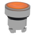 Leuchtdrucktaster, Frontelement, Harmony XB4, Metall, 22mm, orange, unbeschriftet, geriffelt, für universelle LED