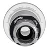Pilzdrucktaster, Frontelement, Harmony XB4, Metall, 22mm, beleuchtet, weiß, Zugentriegelung, für universelle LED