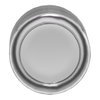 Head for illuminated push button, Harmony XB4, metal, white flush, 22mm, universal LED, spring return, clear boot