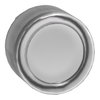 Head for illuminated push button, Harmony XB4, metal, white flush, 22mm, universal LED, spring return, clear boot