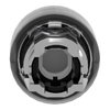 Head for illuminated push button, Harmony XB4, metal, blue flush, 22mm, universal LED, spring return, clear boot