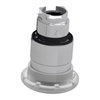 Pilzdrucktaster, Frontelement, Harmony XB4, Metall, 22mm, beleuchtet, weiß, Zugentriegelung, für universelle LED