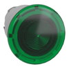 Pilzdrucktaster, Frontelement, Harmony XB4, Metall, 22mm, beleuchtet, grün, Pilz 40mm, tastend, für universelle LED