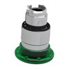 Pilzdrucktaster, Frontelement, Harmony XB4, Metall, 22mm, beleuchtet, grün, Pilz 40mm, tastend, für universelle LED