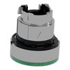 Leuchtdrucktaster, Frontelement, Harmony XB4, Metall, 22mm, grün, beleuchteter Ring, für universelle LED