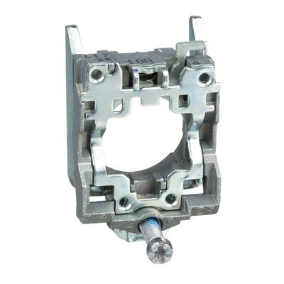 Body/fixing collar for electrical block, metal