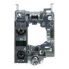 Single contact block with body/fixing collar, metal, screw clamp terminal, 1 NO