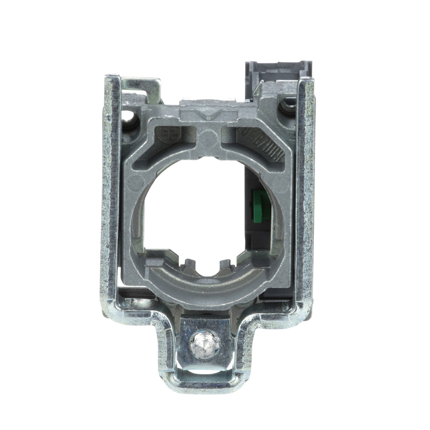 Single contact block with body/fixing collar, metal, screw clamp terminal, 1 NO – Image 2 of 7