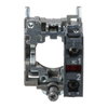 Single contact block with body/fixing collar, metal, screw clamp terminal, 1 NC