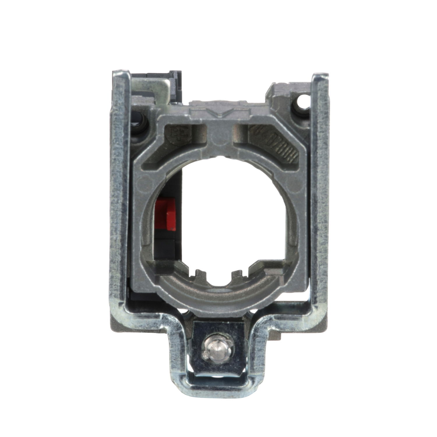 Single contact block with body/fixing collar, metal, screw clamp terminal, 1 NC – Image 2 of 7