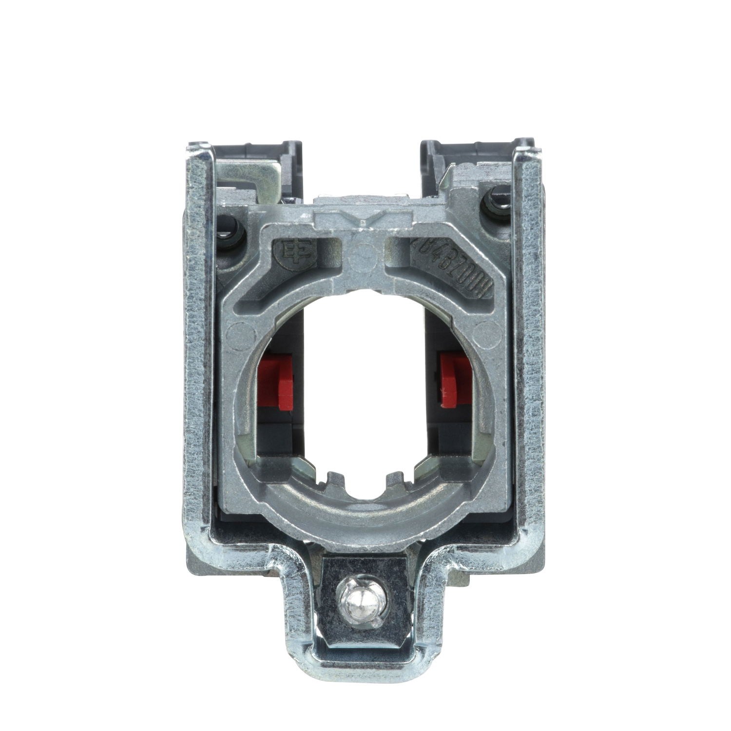Single contact block with body/fixing collar, metal, screw clamp terminal, 2 NC – Image 3 of 7