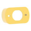 Harmony XB4, Narrow flange guard for Ø 40 Emergency stop, plastic, yellow