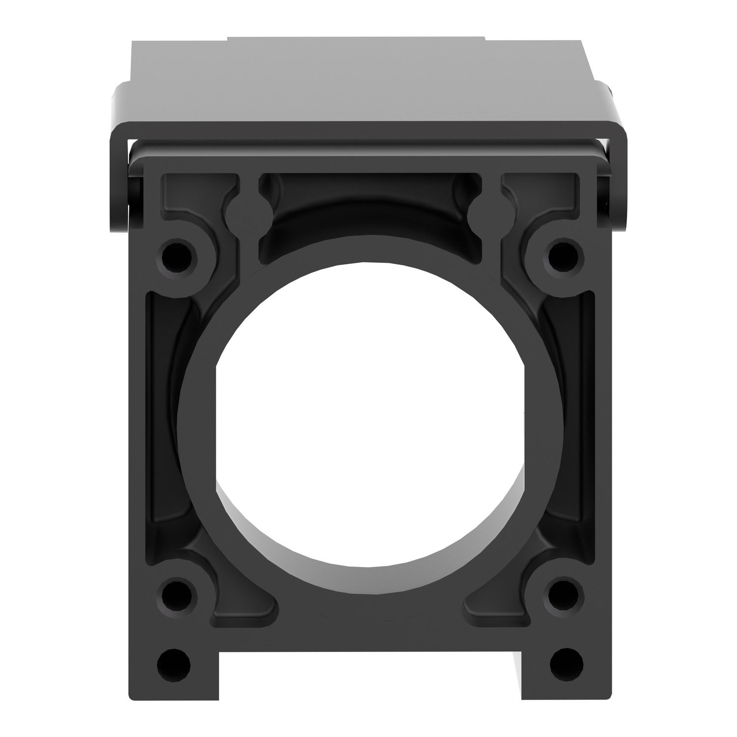 Black padlockable flap for Ø22 flush pushbutton – Image 2 of 9