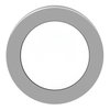 Harmony XB4, Flush mounted push button head, metal, white, Ø30, spring return, unmarked