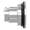 Harmony XB4, Flush mounted push button head, metal, white, Ø30, spring return, unmarked
