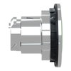 Harmony XB4, Flush mounted push button head, metal, green, Ø30, spring return, marked I