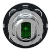 Harmony XB4, Flush mounted push button head, metal, green, Ø30, spring return, marked I