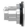 Harmony XB4, Flush mounted push button head, metal, green, Ø30, spring return, marked START
