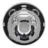 Head for illuminated push button, Harmony XB4, metal, red flush mounted, 30mm, universal LED, unmarked