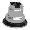Head for illuminated push button, Harmony XB4, metal, red flush mounted, 30mm, universal LED, unmarked
