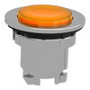 Leuchtdrucktaster, Frontelement, Harmony XB4F, Metall, 30mm, orange, vorstehend, unbeschriftet, für universelle LED