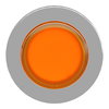 Leuchtdrucktaster, Frontelement, Harmony XB4F, Metall, 30mm, orange, vorstehend, unbeschriftet, für universelle LED