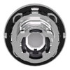 Head for pilot light, Harmony XB4, flush mounted, green, 30mm, with plain lens, universal LED