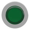 Leuchtdrucktaster, Frontelement, Harmony XB4F, Metall, 30mm, grün, vorstehend, unbeschriftet, für universelle LED