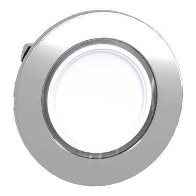 Lamptrycke vit plan inf LED