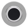 Head for illuminated push button, Harmony XB4, plastic, white flush, 30mm, universal LED, spring return, illuminated ring