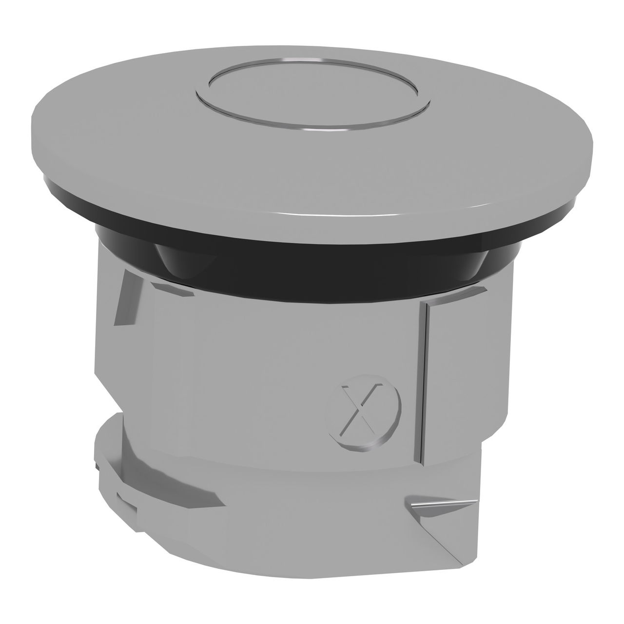 Round chromium plated blanking plug for Ø22 mm hole – Image 3 of 8