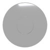Round chromium plated blanking plug for Ø22 mm hole