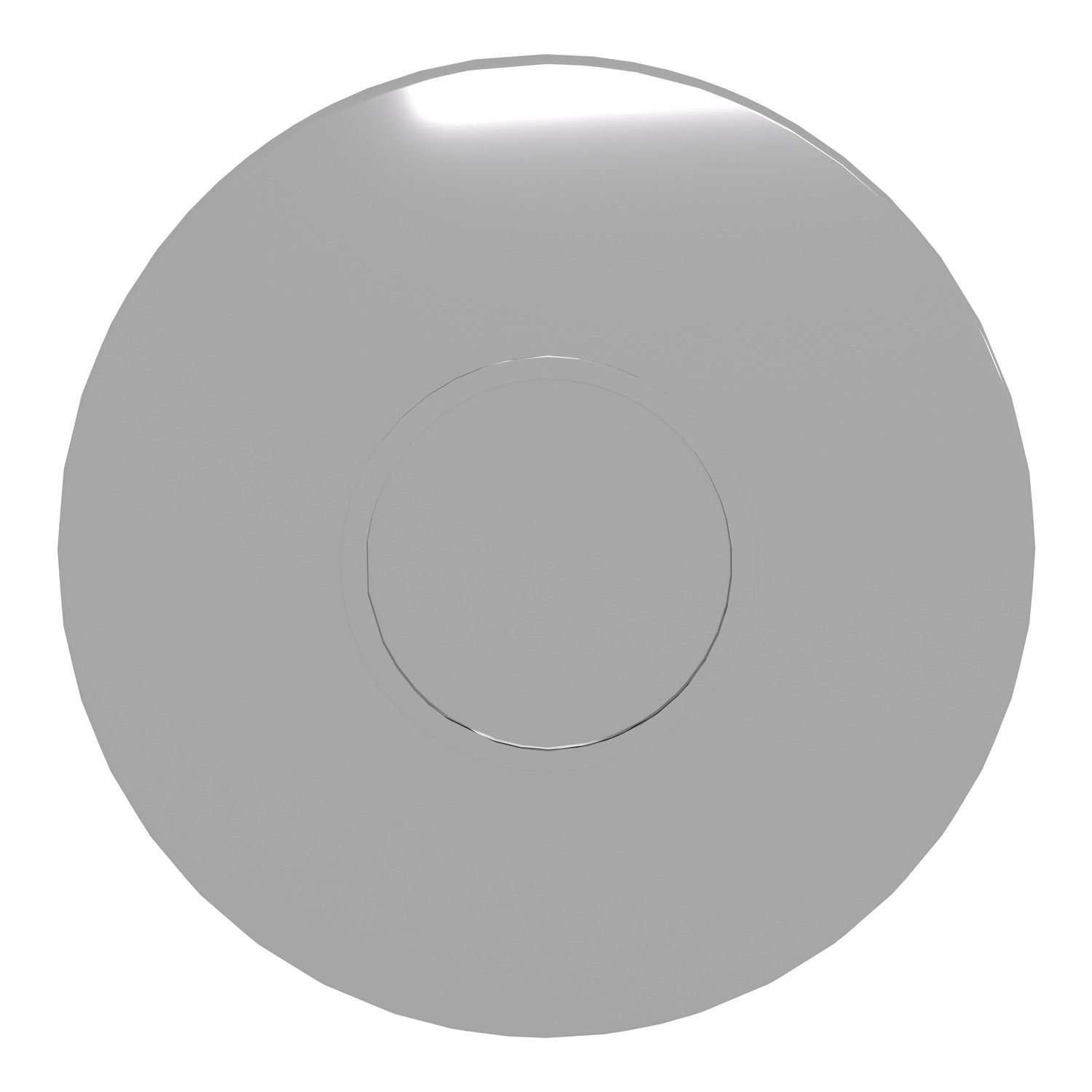 Round chromium plated blanking plug for Ø22 mm hole – Image 4 of 8