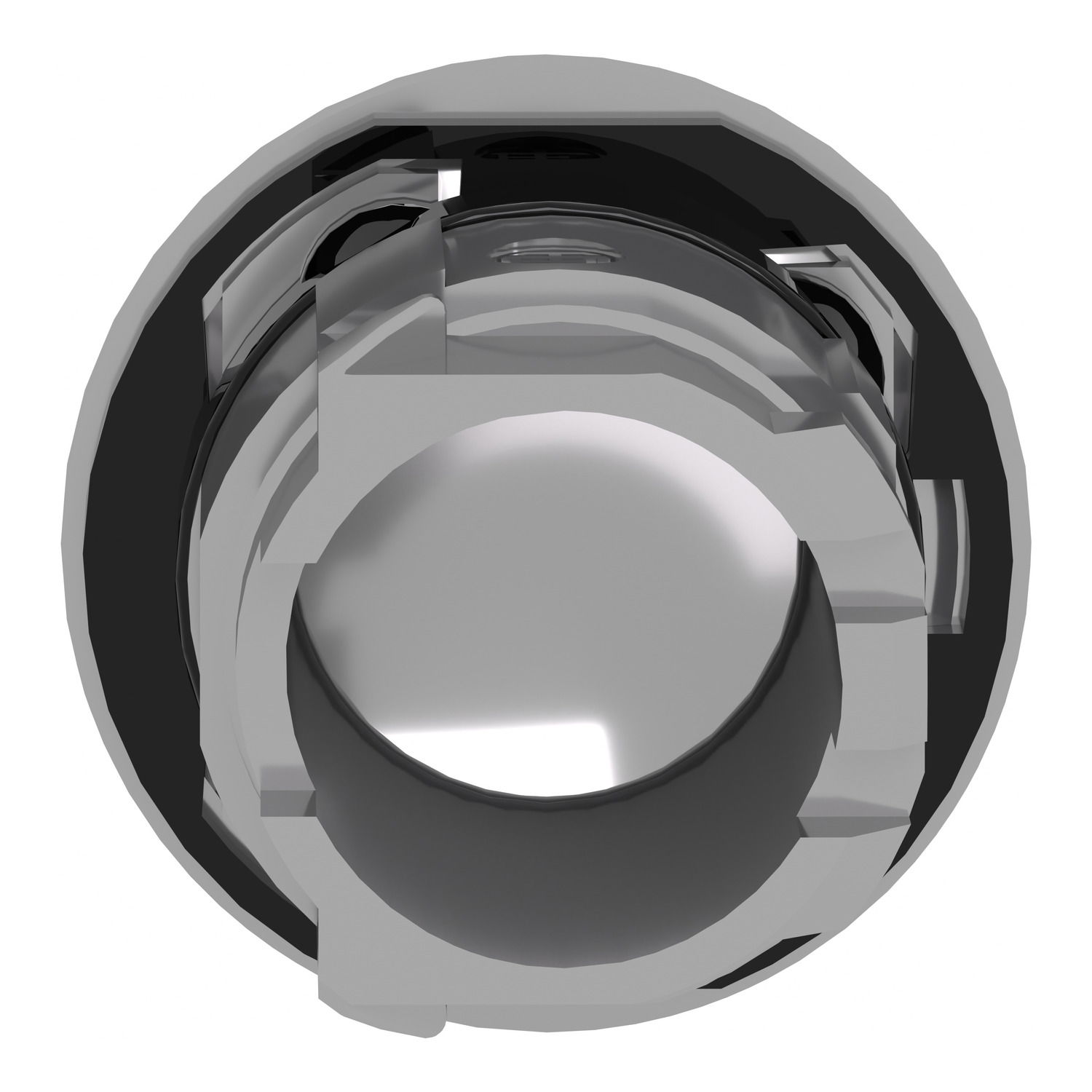 Round chromium plated blanking plug for Ø22 mm hole – Image 2 of 8