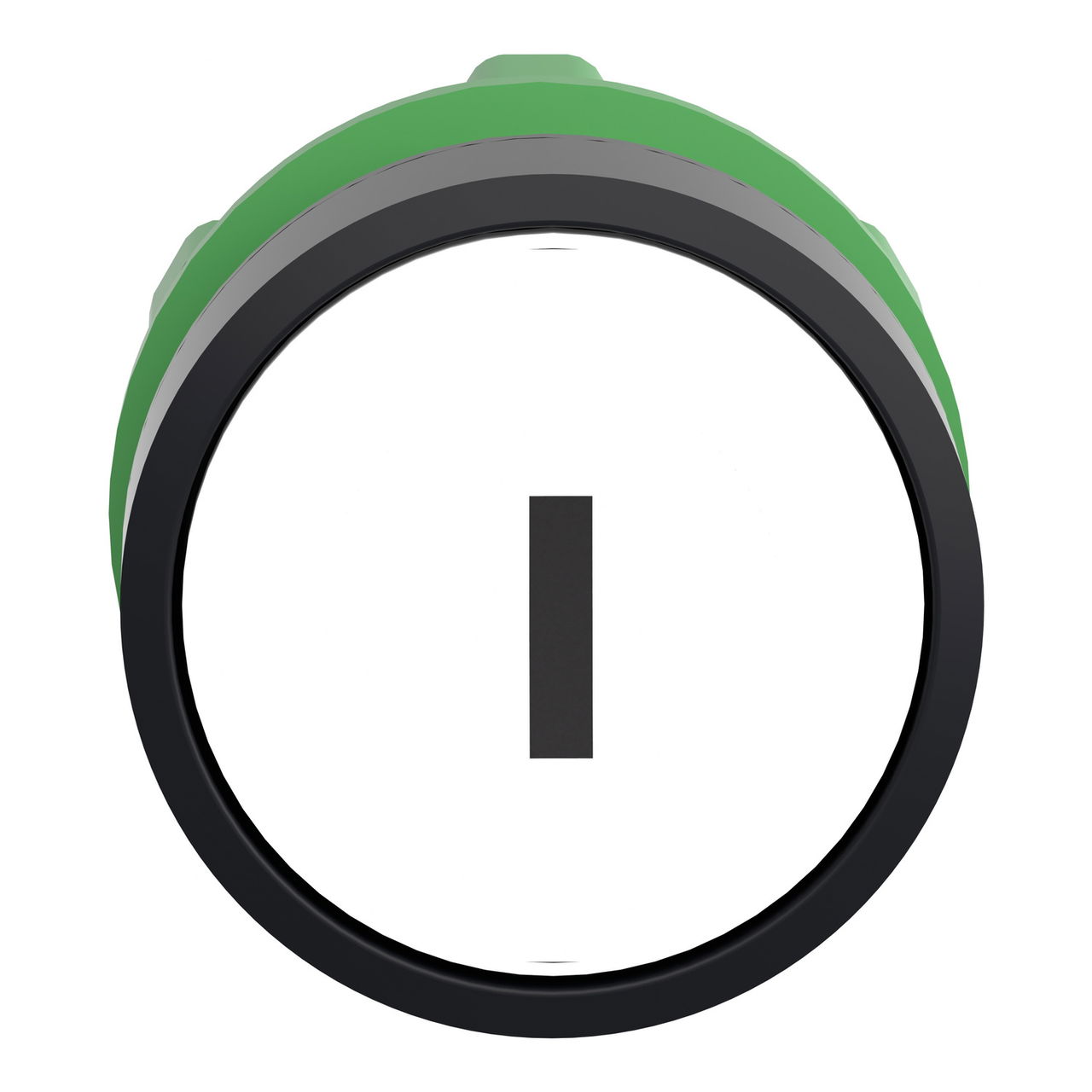 White flush pushbutton head Ø22 spring return "I" – Image 4 of 9
