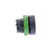 Red flush pushbutton head Ø22 spring return "O"