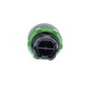 Red flush pushbutton head Ø22 spring return "O"