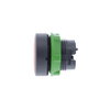 Red flush pushbutton head Ø22 spring return "O"