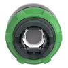 Leuchtdrucktaster, Frontelement, Harmony XB5, Kunststoff, 22mm, orange, unbeschriftet, für universelle LED, rastend
