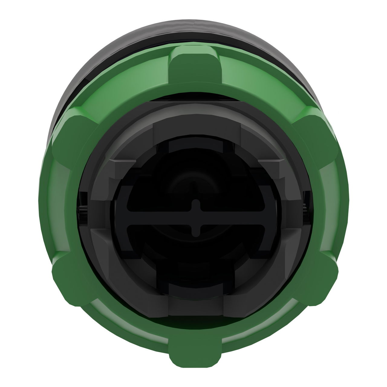 Blue flush pushbutton head Ø22 spring return "up and down arrows" – Image 2 of 9