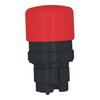 Red Ø30 mushroom pushbutton head Ø22 spring return