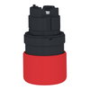 Red Ø30 mushroom pushbutton head Ø22 spring return
