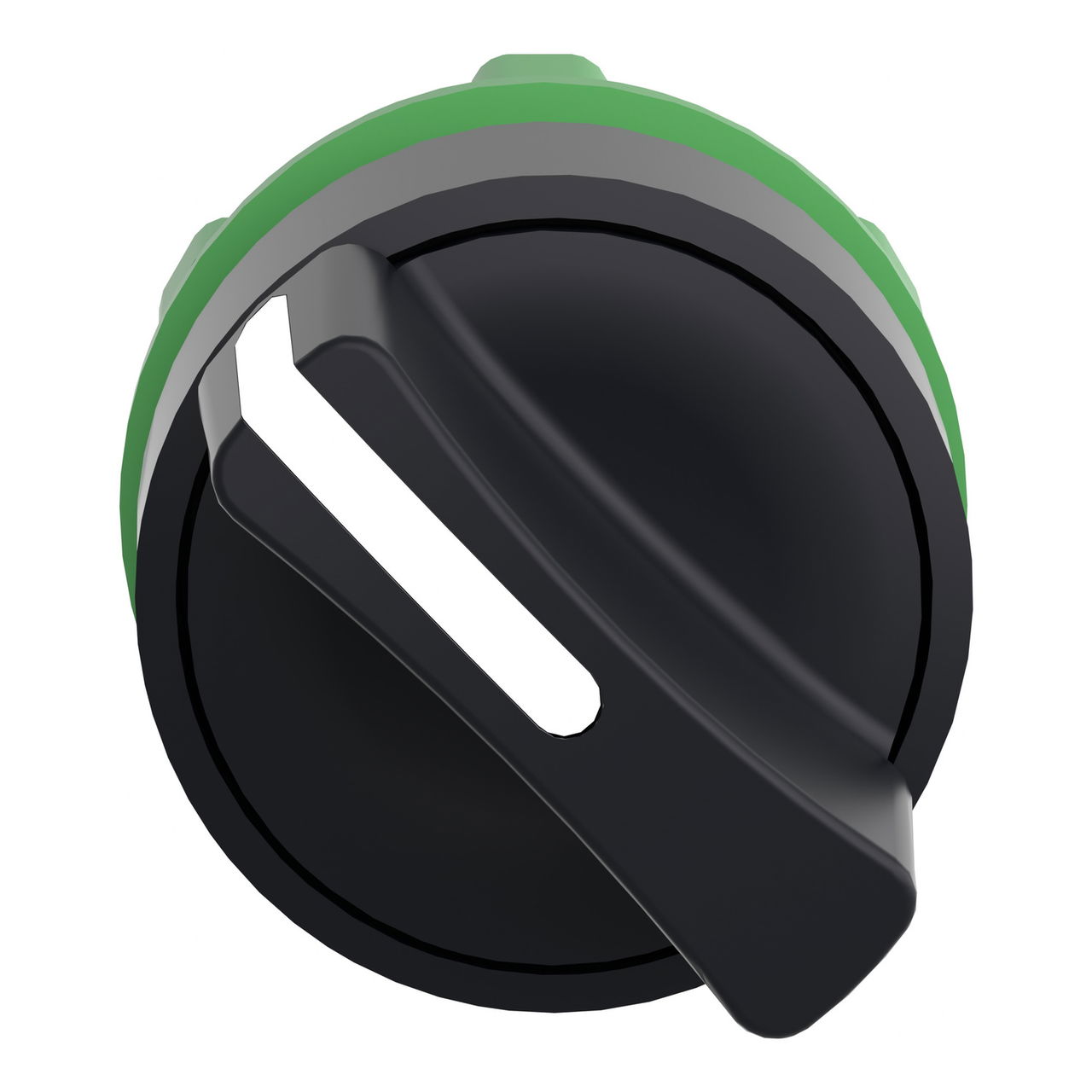 Black selector switch head Ø22 2-position spring return – Image 4 of 9