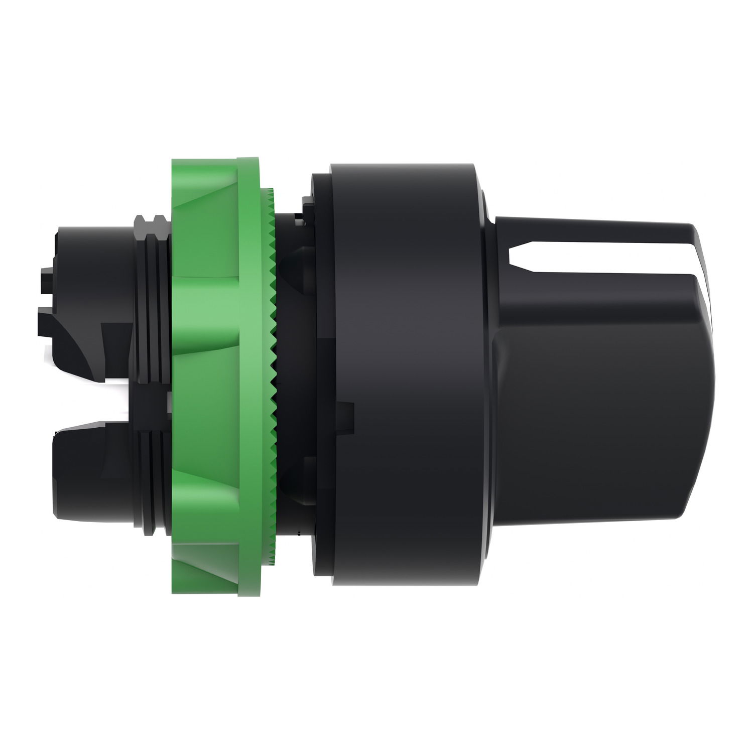 Black selector switch head Ø22 2-position spring return – Image 6 of 9