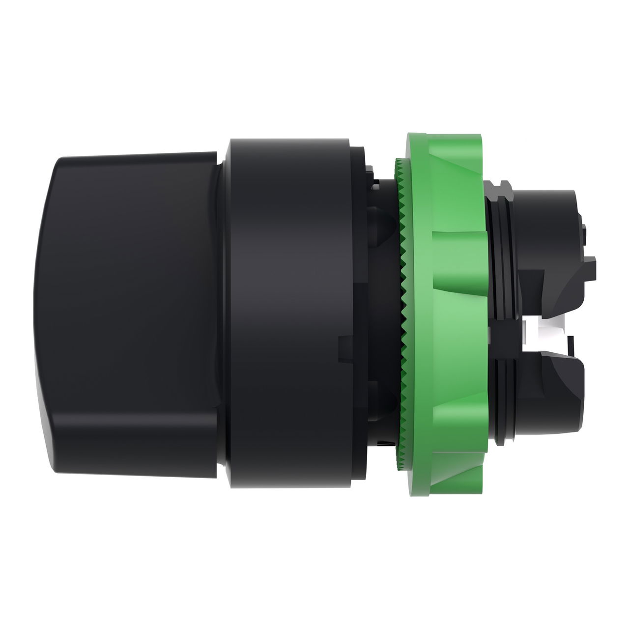 Black selector switch head Ø22 2-position spring return – Image 7 of 9