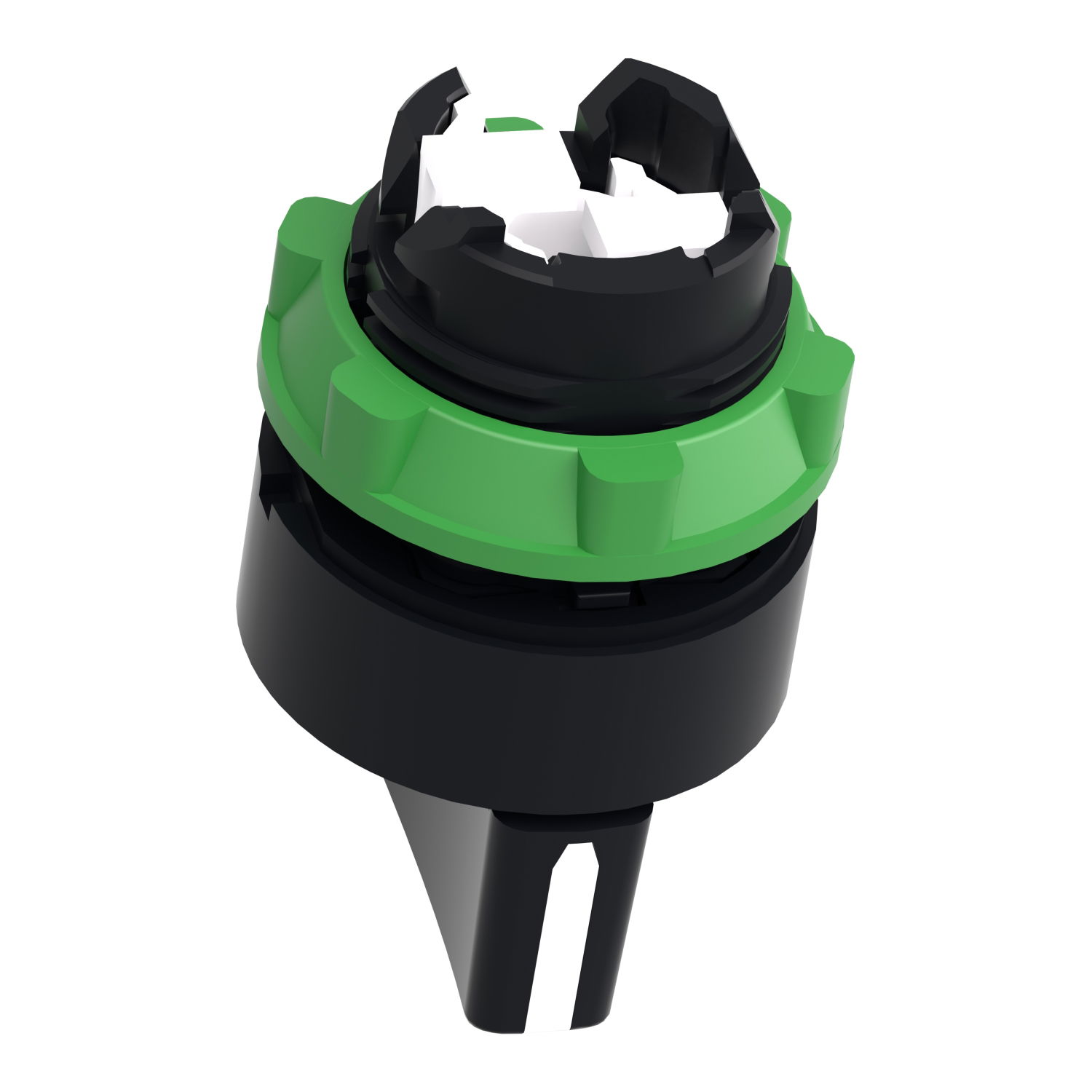 Black selector switch head Ø22 3-position spring return – Image 5 of 9