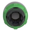 Leuchtdrucktaster, Frontelement, Harmony XB5, Kunststoff, 22mm, hellgrau, rot, vorstehend, für universelle LED, rastend