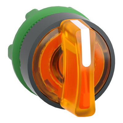 Sel SW 3Pos ILLYel LED sprgR&LtoC
