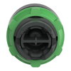 Drucktaster, Frontelement, Harmony XB5, Kunststoff, 22mm, grün, vorstehend, unbeschriftet, tastend