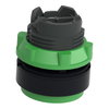 Drucktaster, Frontelement, Harmony XB5, Kunststoff, 22mm, grün, vorstehend, unbeschriftet, tastend